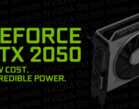 Первые изображения видеокарты Nvidia GeForce RTX 2050